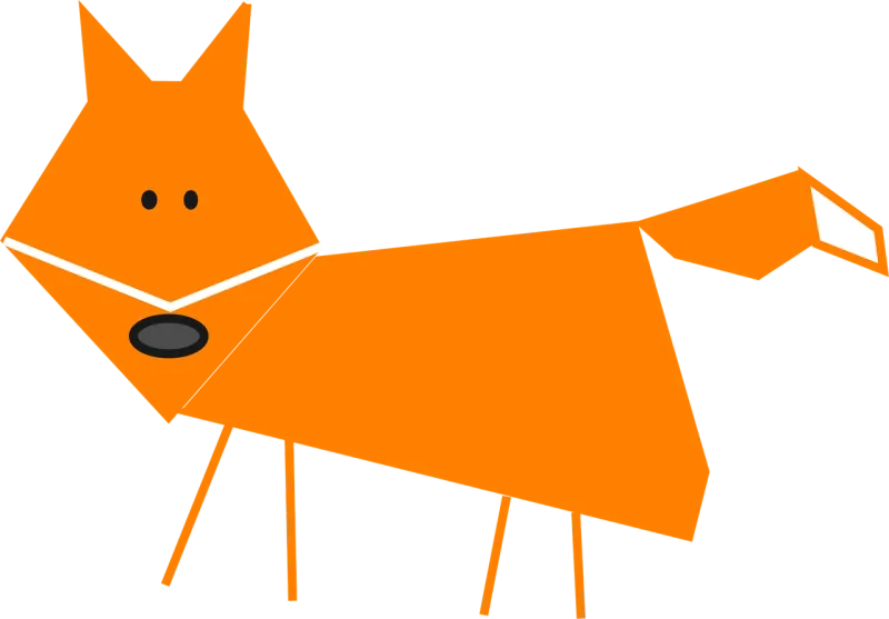 Fox Cute Animal Stickdatei – Tiere
