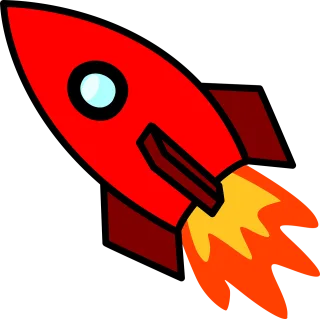 Rocket Ignition Spaceship Stickdatei