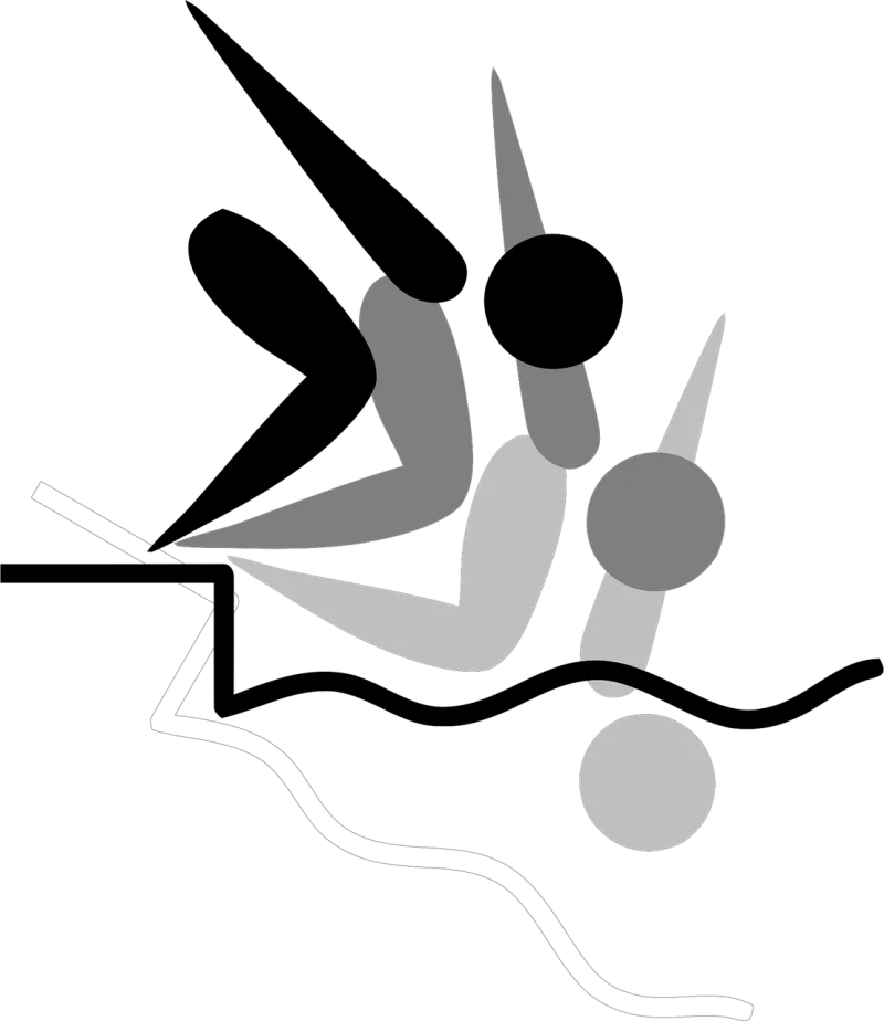 Diving Pool Swimming pool Stickdatei – Sport