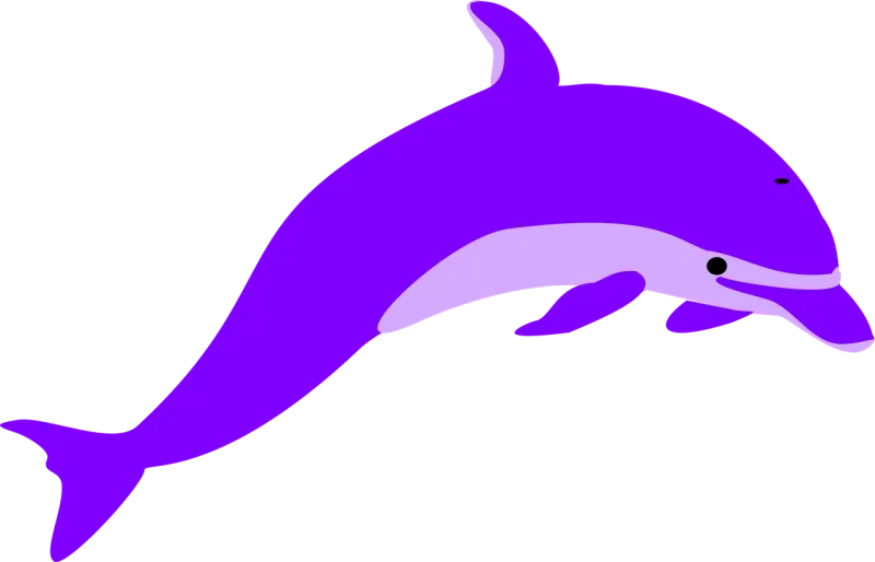 Dolphin Porpoise Mammal Stickdatei – Tiere