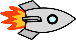 Rocket Launch Spaceship Stickdatei