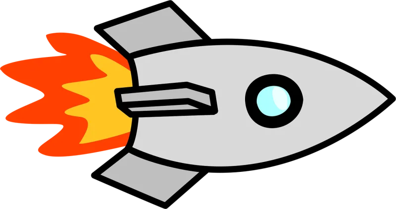 Rocket Launch Spaceship Stickdatei – Kinder