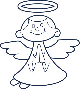 Angel Church Religion Stickdatei