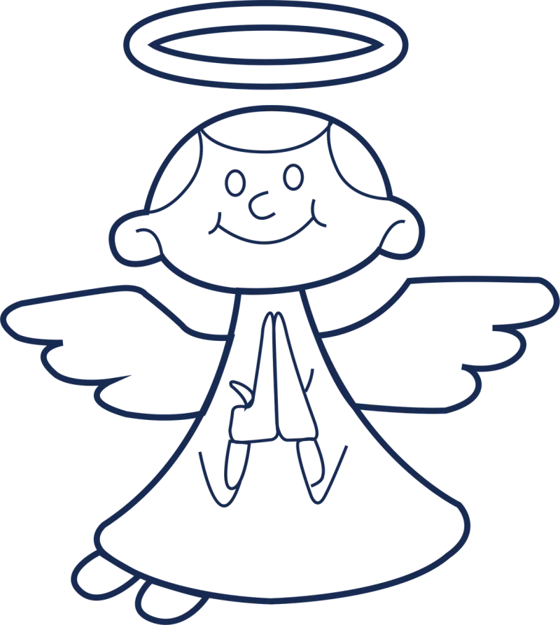 Angel Church Religion Stickdatei – Weihnachten