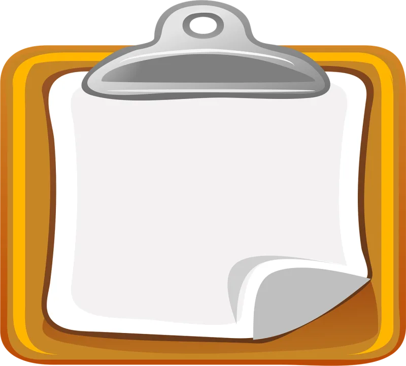 Clipboard Chart Document Stickdatei – Musik