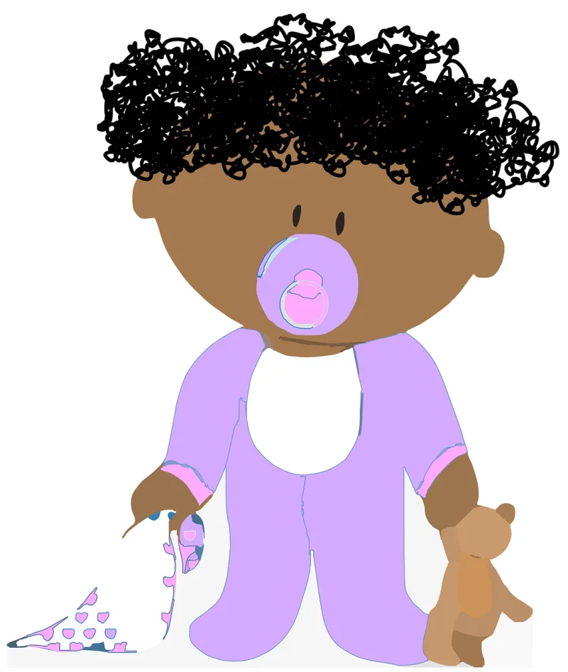Baby Boy Kid Stickdatei – Kinder