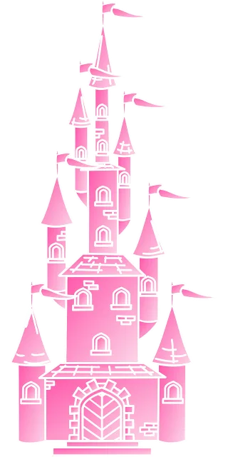 Castle Fairy tale Turrets Stickdatei
