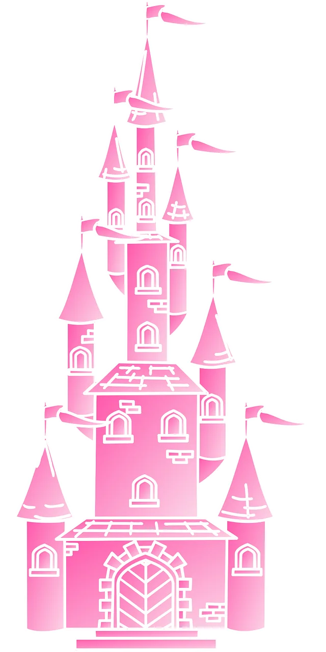 Castle Fairy tale Turrets Stickdatei – Kinder