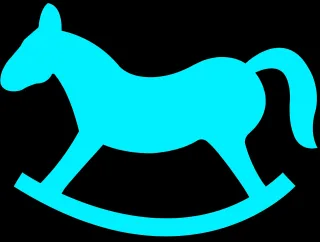 Rocking horse Toy Childhood Stickdatei