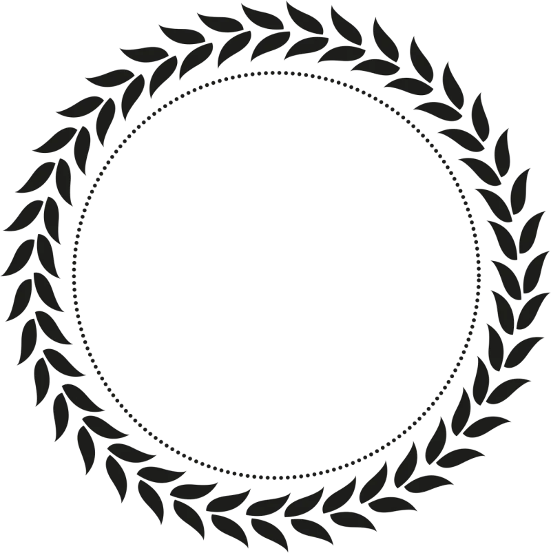 Wreath Leaf Leaves Stickdatei – Weihnachten