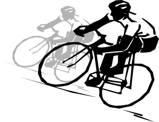 Cycling Racing Bicycle Stickdatei