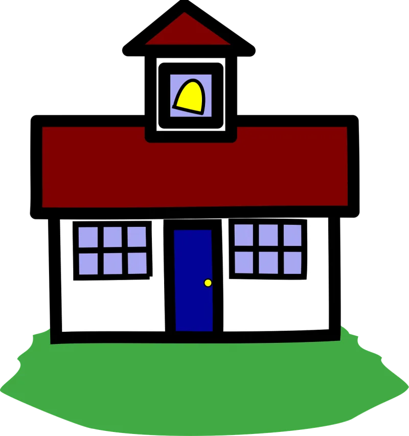 Schoolhouse School Education Stickdatei – Weihnachten