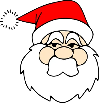 Santa Santa claus Jolly old elf Stickdatei