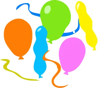 Balloons Inflated Air Stickdatei