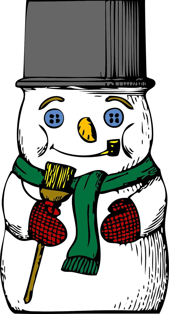 Snowman Winter Cold Stickdatei – Weihnachten