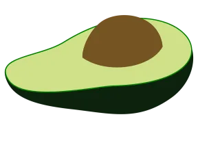 Avocado Fruit Ripe Stickdatei
