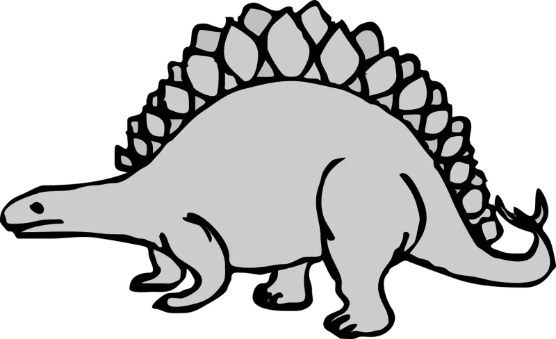 Stegosaurus Nature Dinosaur Stickdatei – Kinder