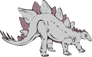 Stegosaurus Nature Dinosaur Stickdatei – Kinder