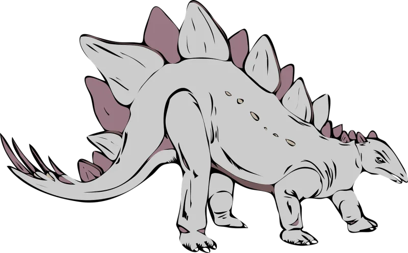Stegosaurus Nature Dinosaur Stickdatei – Kinder