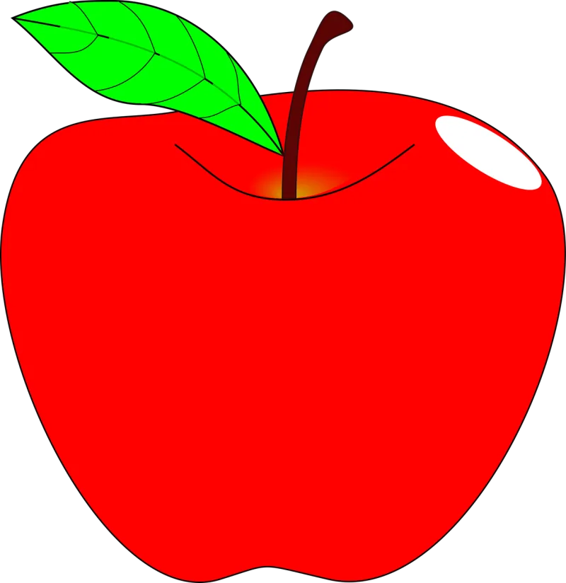 Apple Red Ripe Stickdatei – Essen & Trinken