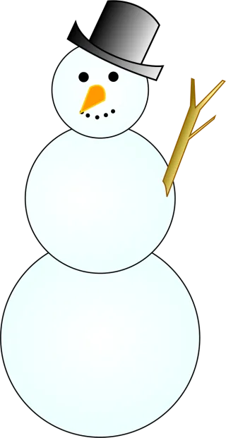Snowman Winter December Stickdatei