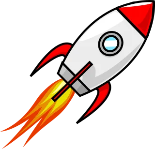Rocket Space ship Space Stickdatei