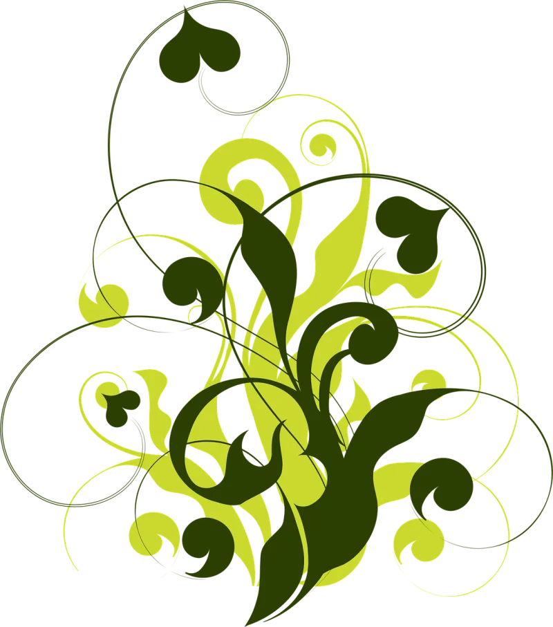 Flora Abstract Filigree Stickdatei – Natur