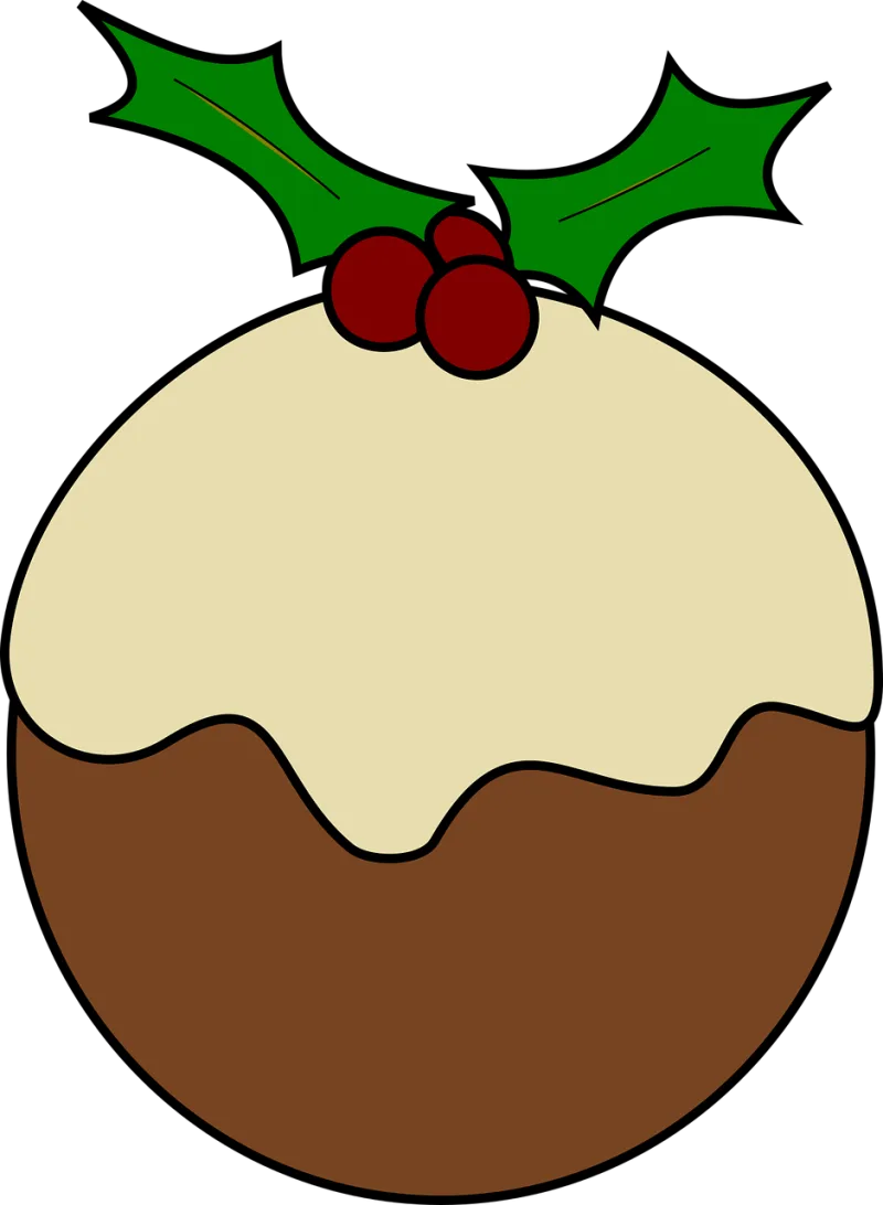 Pudding Christmas Cake Stickdatei – Essen & Trinken