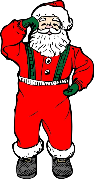 Santa claus Man Traditional Stickdatei