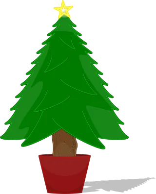 Christmas Tree Star Stickdatei