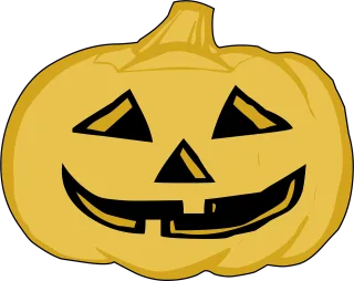 Jack o lantern Orange Cutout Stickdatei