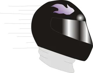 Helmet Motorcycle Moving Stickdatei