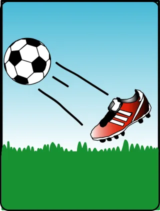 Soccer Soccer ball Soccer shoe Stickdatei