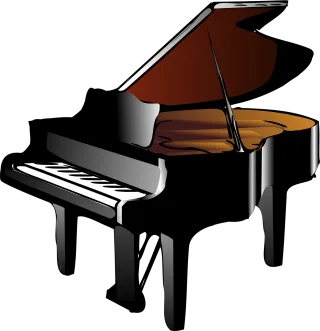 Piano Grand piano Baby grand piano Stickdatei