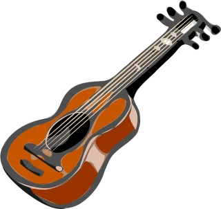 Guitar Acoustic guitar Stringed instrument Stickdatei