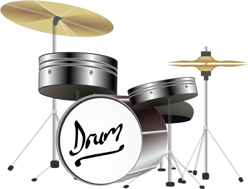 Drums Set Instruments Stickdatei – Musik