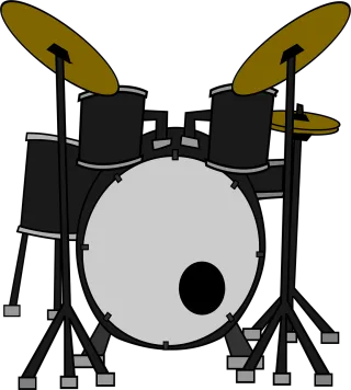 Drums Instruments Music Stickdatei