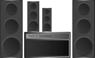 Speakers Sound Stereo Stickdatei