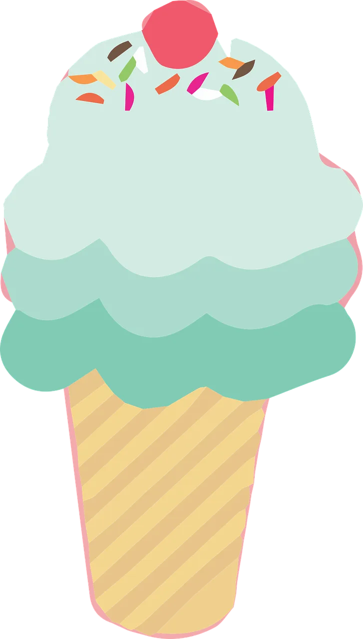 Ice Cream Cone Stickdatei – Kinder