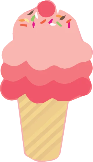 Cone Food Ice cream Stickdatei