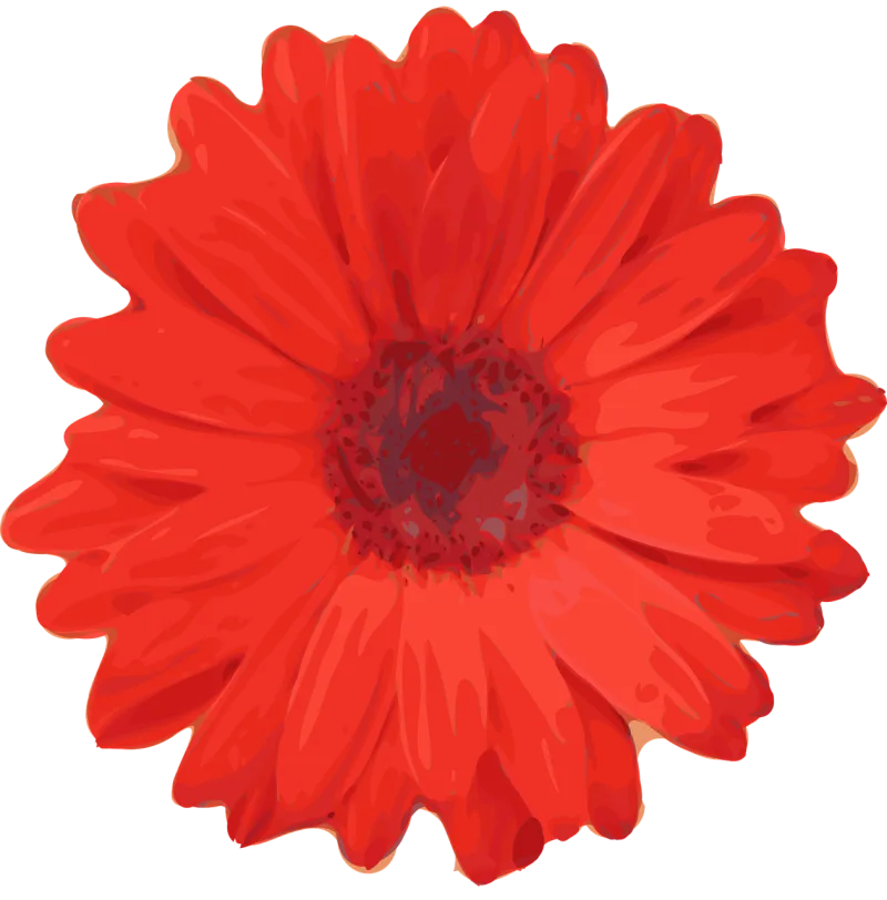 Daisy Flower Red Stickdatei – Blumen