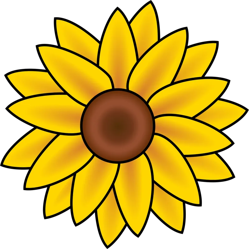 Daisy Flower Yellow Stickdatei – Blumen