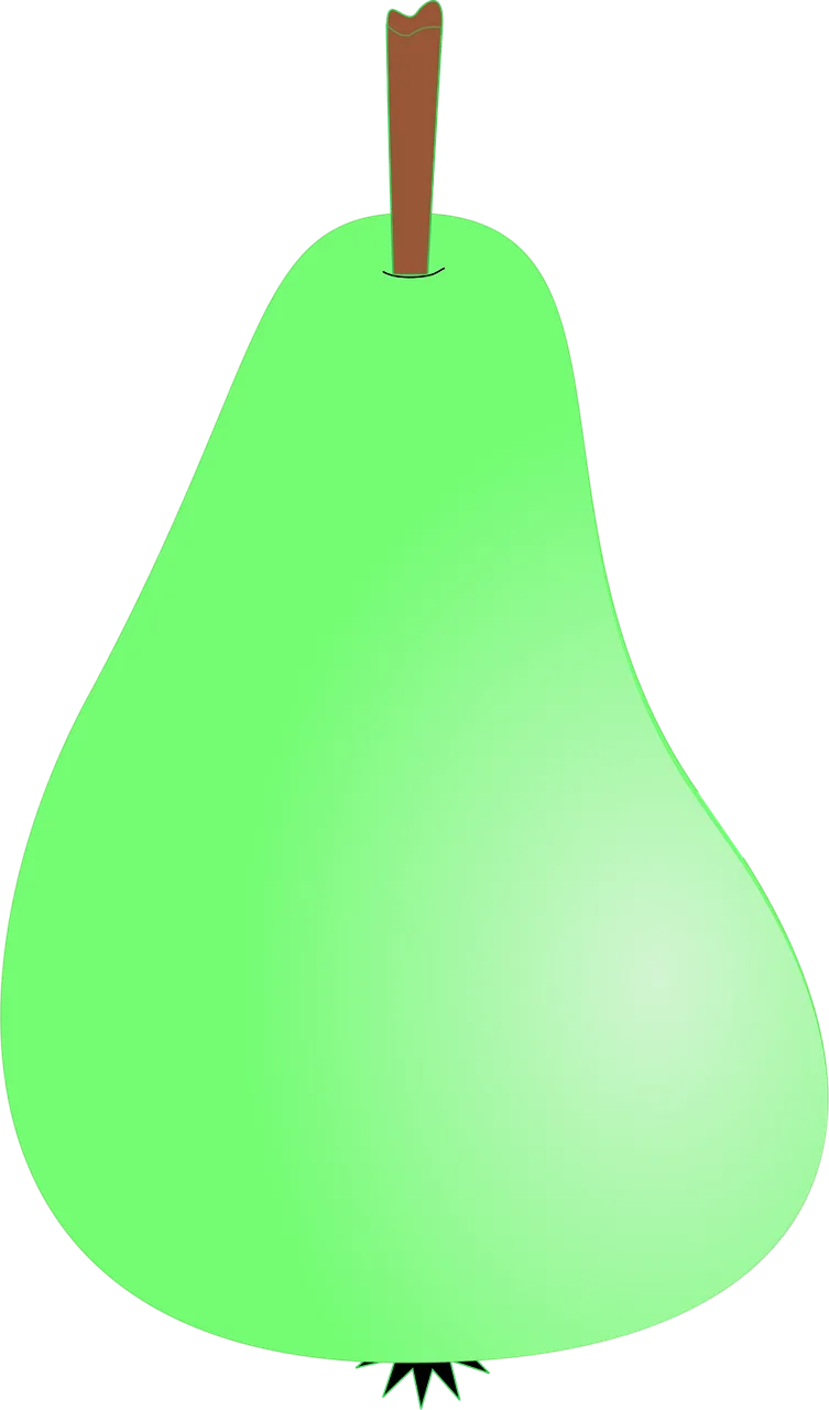 Pear Fruit Green Stickdatei – Essen & Trinken