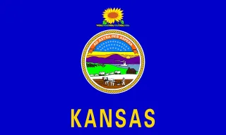 Kansas Flag State Stickdatei – Blumen