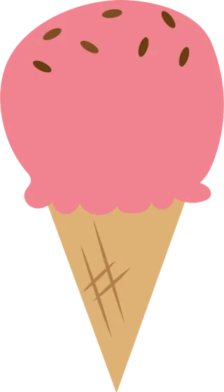 Ice cream Summer Strawberry Stickdatei