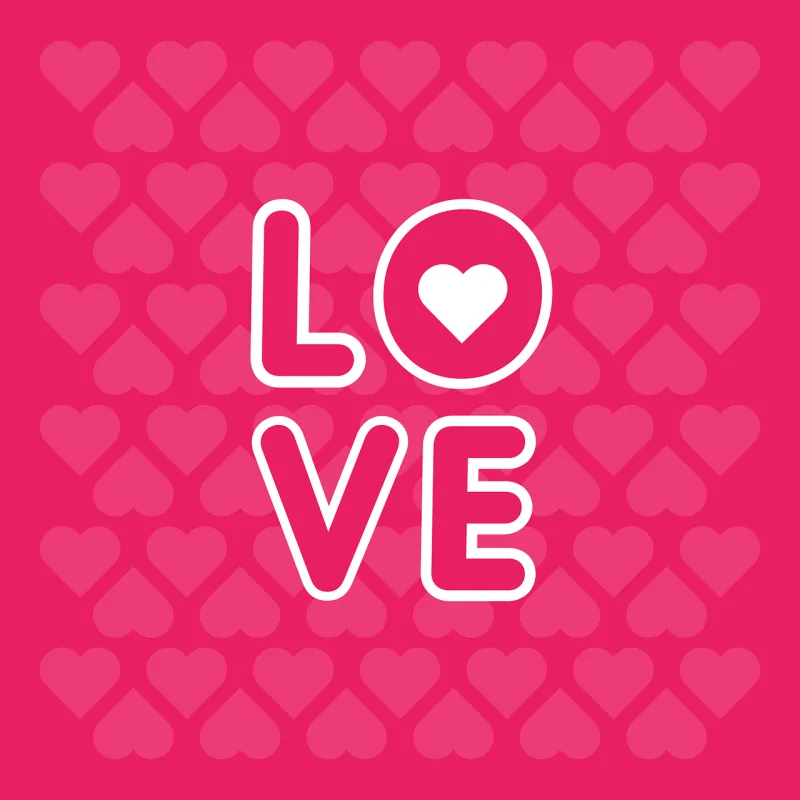 Love Card Text Stickdatei – Herzen & Liebe