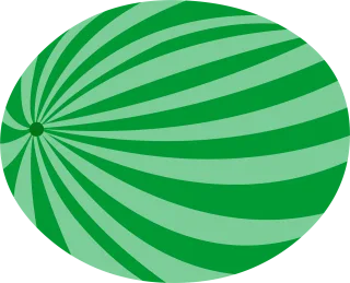 Green Watermelon Fruit Stickdatei