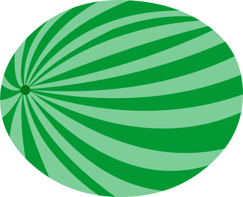 Green Watermelon Fruit Stickdatei – Essen & Trinken