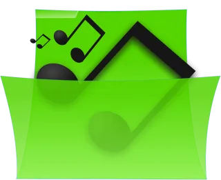 Music Music folder Notes Stickdatei