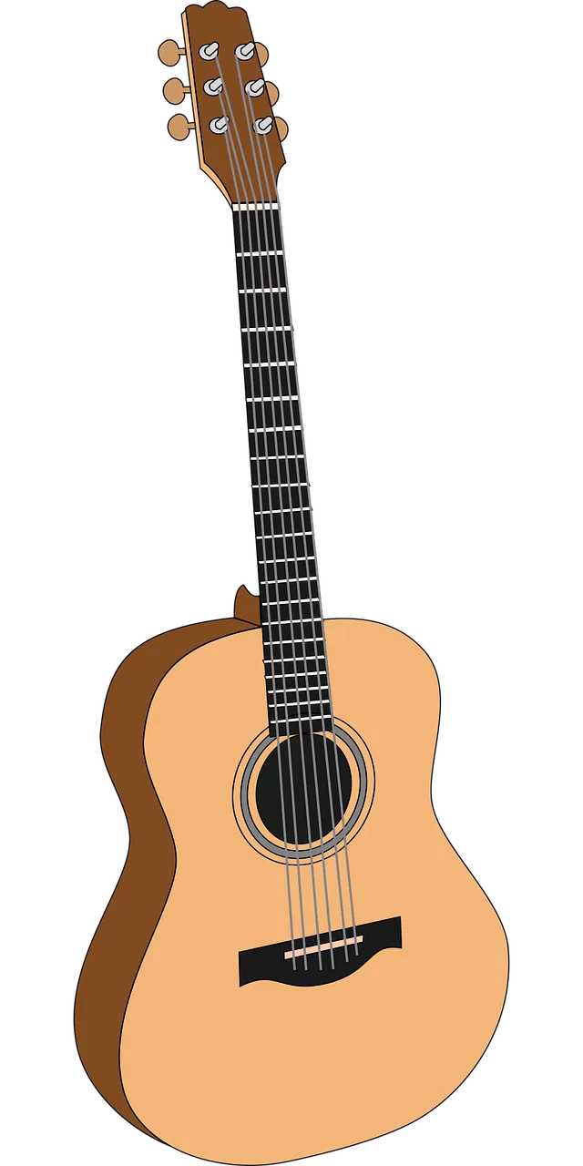 Guitar Instrument String Stickdatei – Musik